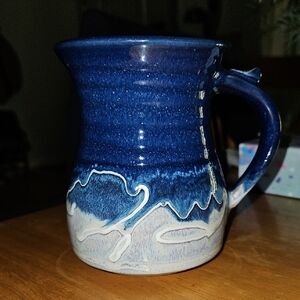 Doug Hively Blue Ceramic Mug